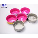 Cigarette Tins Vintage Empty Can, D65x27mm Folower Pink Color Printing Tin Can Box With Easy Open Lid (Y) for sale