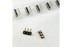 China 3p 2.54mm Spring Loaded Female Ball Plunger Magnetic Pogo Pin Connector supplier