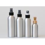 100ml Aluminum Cosmetic Bottles With Fine Mist Spray Pump 110mm High for sale