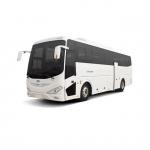 Comfort Electric Tourist Bus Coach Buses 11m 46 Seats 300 - 410km Mileage for sale