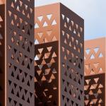 Decorative 1mm Round Hole Perforated Metal Mesh Sheet Galvanized