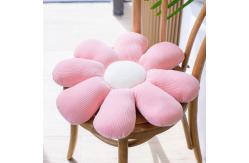 China No Fading Girls Sleeping Short Plush Flower Pillow supplier