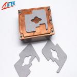 Manufacture Ultra Soft Gray Thermally Conductive Pad For LED Light for sale