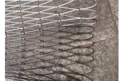 China Non Rusting 300*300mm Stainless Steel Wire Rope Mesh Excellent Flexibility supplier