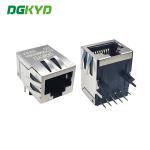 DGKYD111Q068HWA1D Gigabit Lightless Single Port Pcb Connector In-Line Network Socket Modular Jack RJ45 for sale