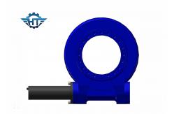 China 7 12vdc Motor Backlash Worm Gear Slewing Ring supplier