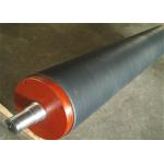 Rubber Paper Making Machine Parts Grooved Press Roll For Paper Mill for sale