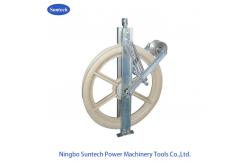 China 60kn Conductor Stringing Blocks Transmission Line Grounding Roller supplier