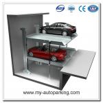 Hot Sale! 2, 4, 6 Cars Double Level Pit Car Parking Lifts/Car Underground Lift/Basement Parking Garage/Hydraulic Stacker for sale