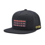 Sublimation Patch Embroidery Flat Brim Snapback Cap Black Color 5 Panels for sale