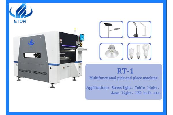 Automatic LED Light SMT Pick And Place Machine 42 Feeders Station 12 Heads