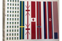 China Popular Water Decals For Furniture With Silk Screen Printing Eco Friendly supplier