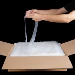 Clear Fanfolded Pre Opened Bags Auto Packaging For Towel Clothes for sale