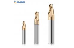 China Long Lasting Performance Tapered End Milling Cutter Single End 4 Flutes supplier