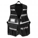 Multi Pocket Tool Bag Vest Polyester Work Tool Vest Medium Capacity