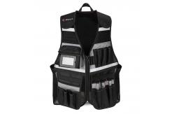 China Multi Pocket Tool Bag Vest Polyester Work Tool Vest Medium Capacity supplier
