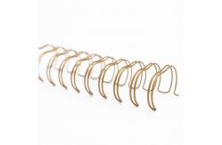 China Golden 1'' O Spiral Double Loop Binding Easy Closing PVC Filament supplier