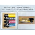Mpc 6003 Ricoh Printer Cartridge Set Black Cyan Magenta Yellow With Chip