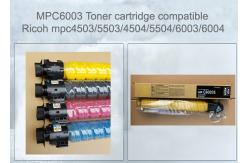 China Mpc 6003 Ricoh Printer Cartridge Set Black Cyan Magenta Yellow With Chip supplier