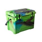 OEM 25QT Portable Roto Molded Ice Box Outdoor Ice Fishing Tackle Box for sale