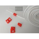 Red Color OEM PP ziplockk Zipper Slider For Right Side Seal Bag Packing for sale
