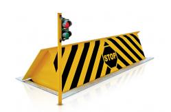 China Anti Terrorist Hydraulic Road Blocker 80 Tons Bearing Capacity Speed Adjustable supplier