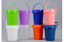 China Smooth Surface Plastic Bucket with Screen Printing for Secure Food Packaging. supplier