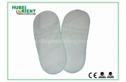 China Disposable White Elasticized Men / Women'S Toe Shoes For Beauty Centers supplier