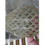 Stainless steel fiber net belt for automotive glass Tempering Furnace for sale