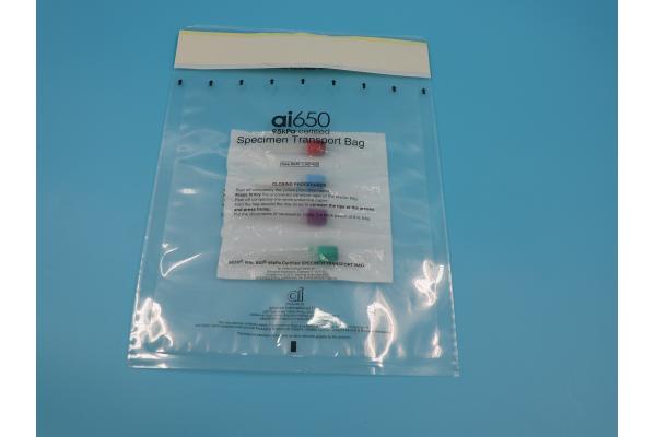 Specimen Bags With Outside Pocket Paperwork Pouch Laboratory Sample Bag