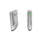 Electronic 304 Stainless Steel Flap Barrier Gate CE Approved With Barcode Scanner