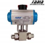 Ultra High Pressure Ball Valve High Temperature Pneumatic Valve for sale