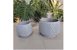 China Texture Surface Fiber Cement Pot For Charcoal Oven Camping Burners Heater Warmer supplier