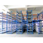 Structural Rack Supported Mezzanine With Racking Frames / Step Beams / Steel Panel for sale