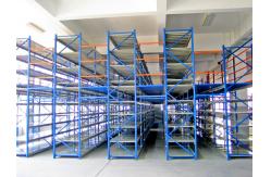China Structural Rack Supported Mezzanine With Racking Frames / Step Beams / Steel Panel supplier