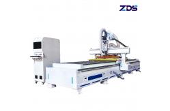 China 6+6 Vertical Computerized Wood Cutting Machine Single Spindle Linear Cutting Machine supplier
