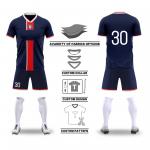 Quick Dry Polyster Custom Team Jersey Breathable Football Jersey For Man