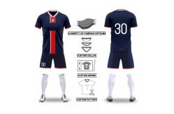 China Quick Dry Polyster Custom Team Jersey Breathable Football Jersey For Man supplier