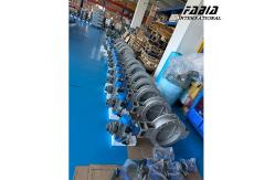 China DN500 Pneumatic CCS BV Gas Valve High Temperature Smoke Valve supplier