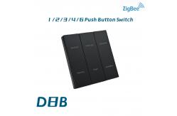 China Push Button Zigbee 3.0 Wall Smart Switch 240V App Control Function supplier