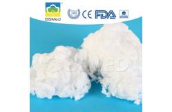 China High Quality Environmental Stuffing Material Cotton Filling Fiber Bleached Cotton Raw supplier