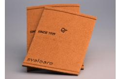 China Embossed Recessed Logo Jean Leather Patches Custom For Garments supplier