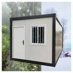 Sturdy Flat Pack Container House With Steel Structure And EPS Sandwich Panel for sale