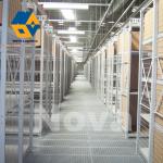 Multi Level Storage Mezzanine Steel Racking System Galvanized Flooring Grating