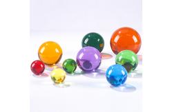 China Custom large acrylic sphere transparent acrylic resin  Contact Juggling balls supplier
