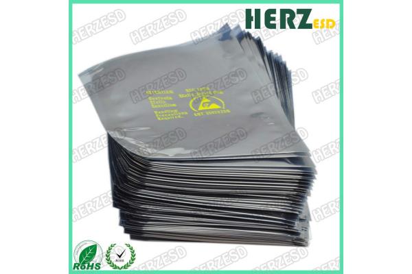 Oxygen Resistance 5 Layers ESD Shielding Bags Alum Foil Material
