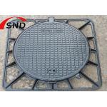 Ductile Iron Manhole Cover 600*600 Mm Sizes Class C250 Cover