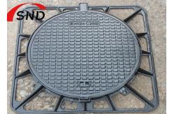 China Ductile Iron Manhole Cover 600*600 Mm Sizes Class C250 Cover supplier