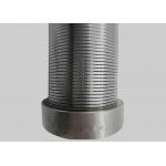Johnson Wedge Wire Water Well Screen Strainer, Metal Ring Wire Wrapped Base Pipe