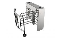 China Integrated Security Half Height Turnstile U Shape Wing Access Control System supplier